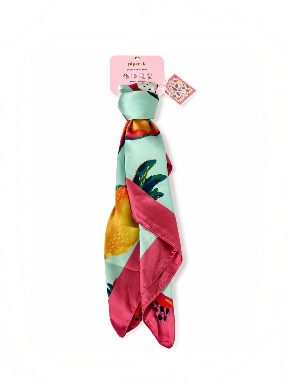 Piper K Fruit Print Scarf